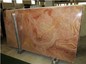 Onice Tanzania Red Slabs & Tiles, Tanzania Red Onyx Slabs