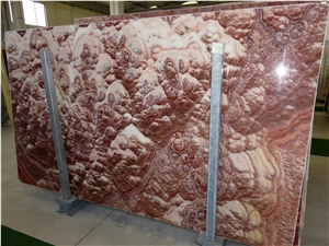 Onice Tanzania Red Slabs & Tiles, Tanzania Red Onyx Slabs