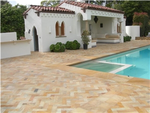 Lalitpur Yellow Sandstone Pool Terraces, Pavement and Coping Lalitpur Yellow Sandstone Pool Terraces, Pavement and Coping