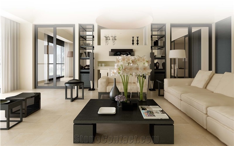 Petunia Travertine Slabs & Tiles, Ivory Medium Travertine Slabs & Tiles