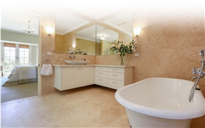 Petunia Travertine Slabs & Tiles, Ivory Medium Travertine Slabs & Tiles