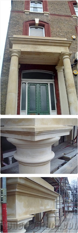 Campden Buff Limestone Column