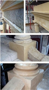 Campden Buff Limestone Column