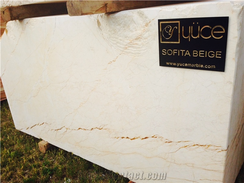 Sofita Beige Marble Block, Turkey Beige Marble