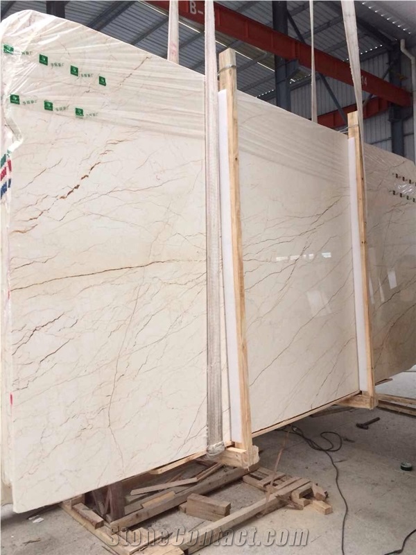 Sofita Beige Slab, Beige Marble Turkey Tiles & Slabs