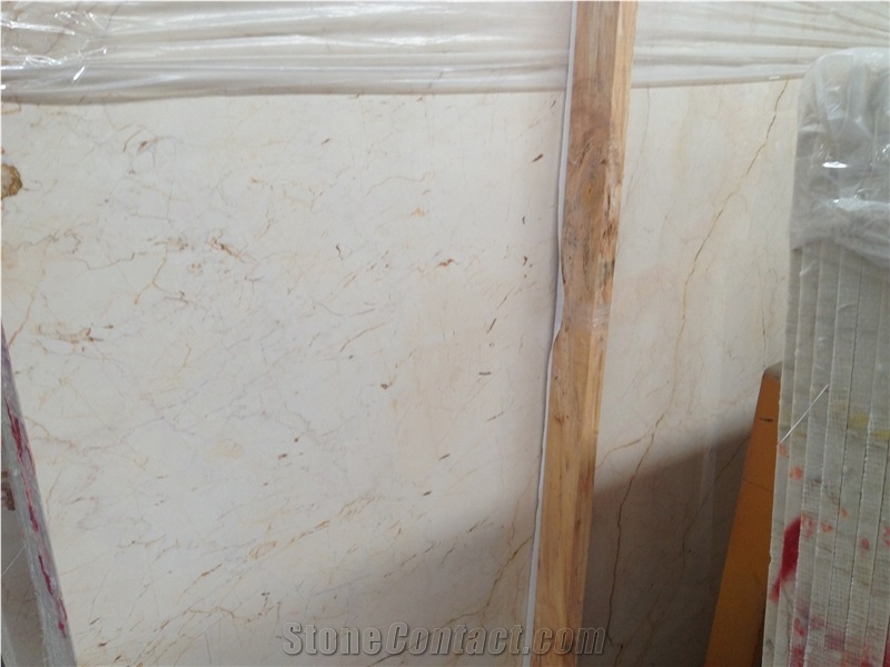 Sofita Beige Slab, Beige Marble Turkey Tiles & Slabs
