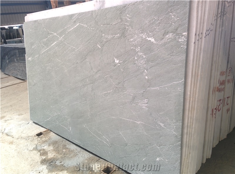 Black Emerald Soapstone Shotblast Finish Slabs & Tiles