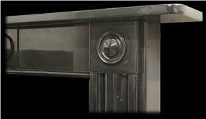 Antique Georgian Black Marble Fireplace Surround