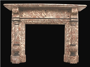 Antique Victorian Rouge Royal Marble Surround