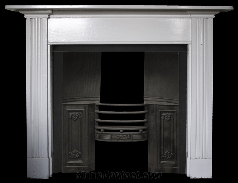 Reclaimed Regency Grey Sandstone Fire Surround