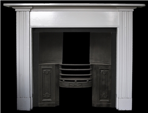 Reclaimed Regency Grey Sandstone Fire Surround