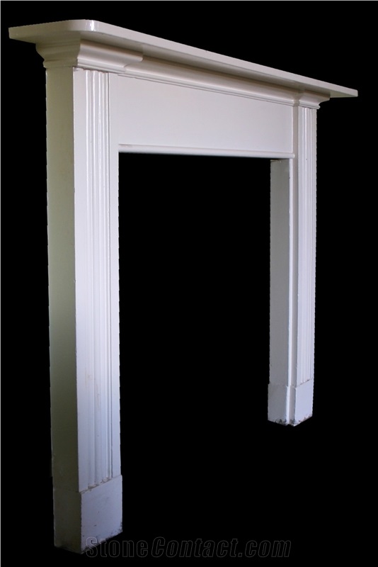 Reclaimed Regency Grey Sandstone Fire Surround