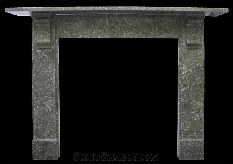 Reclaimed Victorian Hoptonwood Limestone Fireplace Surround