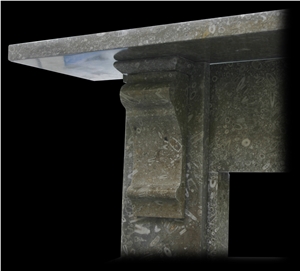 Reclaimed Victorian Hoptonwood Limestone Fireplace Surround