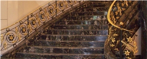 Nero Portoro Marble Staircase Nero Portoro Marble Staircase