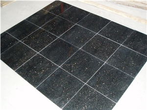 Black Galaxy Granite Kitchen Countertop,India Star Galaxy Granite Island,Bar Countertop