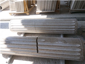 China Beige Granite Columns,Columns Bases and Tops