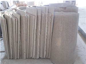 China Beige Granite Columns,Columns Bases and Tops