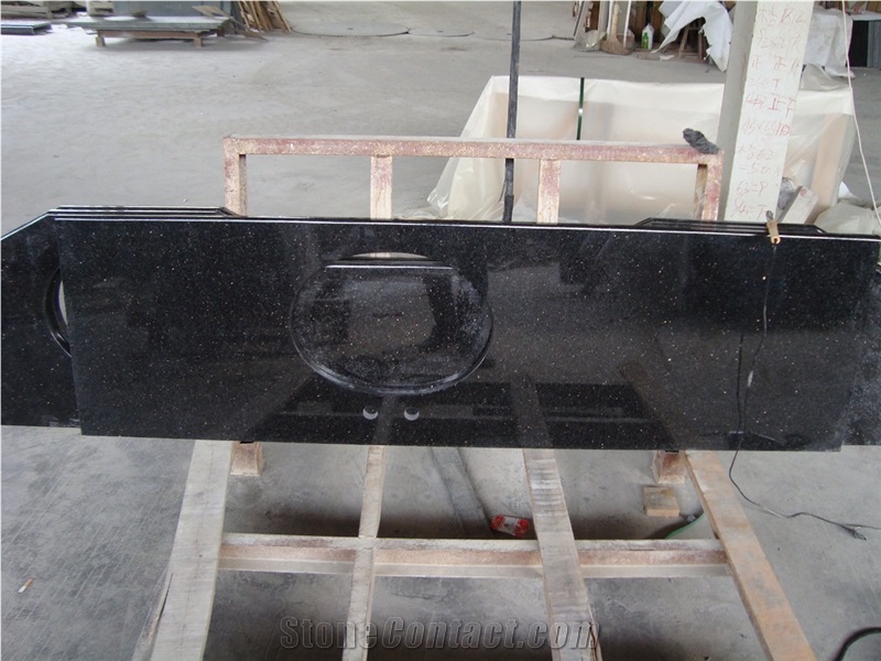 China Black Granite Countertops,Vanitytops,Island Tops
