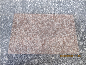 China Peach Red G687 Granite Stairs & Steps,China Blossom Red Granite,Pink Granite Steps