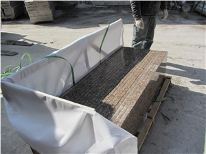 China Peach Red G687 Granite Stairs & Steps,China Blossom Red Granite,Pink Granite Steps