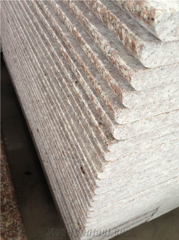 China Peach Red G687 Granite Stairs & Steps,China Blossom Red Granite,Pink Granite Steps