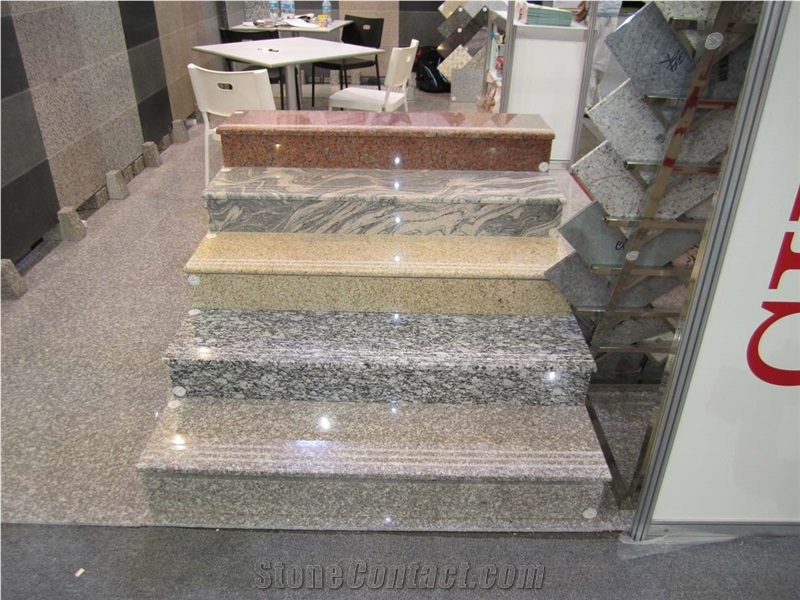 China Red Granite Stair & Steps,Treads and Risers