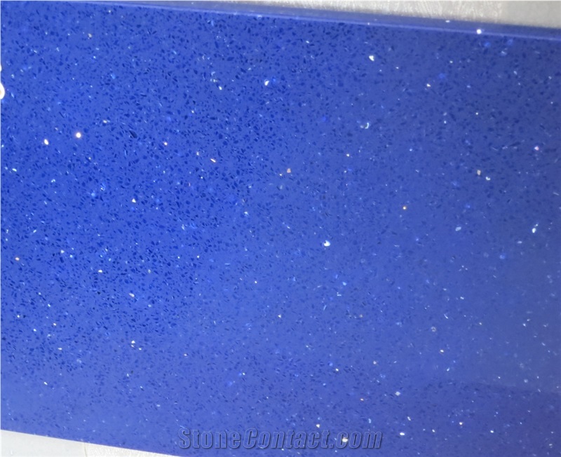 Dark Blue Manmade Stone,Quartz Stone Slabs & Tiles