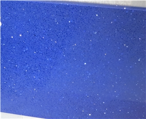 Dark Blue Manmade Stone,Quartz Stone Slabs & Tiles