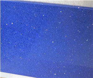 Dark Blue Manmade Stone,Quartz Stone Slabs & Tiles