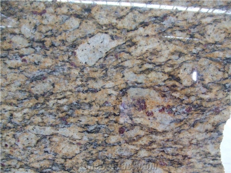 Giallo Cecilia Granite,Brazil Yellow Granite Tiles & Slabs