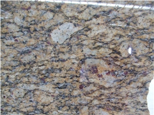Giallo Santa Cecilia Granite Slabs & Tiles, Brazil Yellow Granite