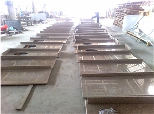 Granite Countertops & Vanity Tops, G682 Yellow Granite Kitchen Countertops