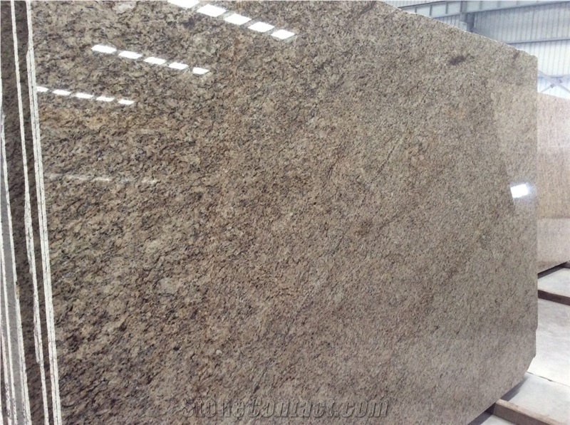 New Giallo Ornamental Granite Slabs & Tiles, Brazil Yellow Granite