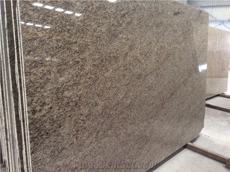New Giallo Ornamental Granite Slabs & Tiles, Brazil Yellow Granite