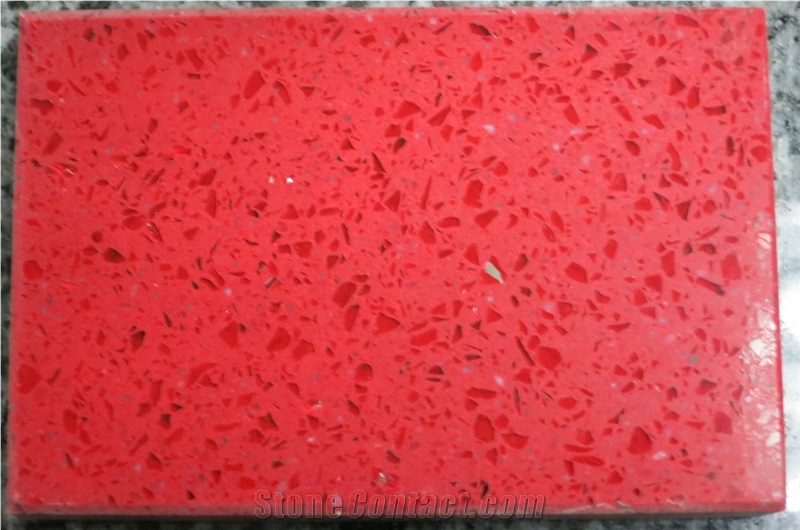 Red Quartz,Engineered Stone,Artificial Quartz Slabs & Tiles