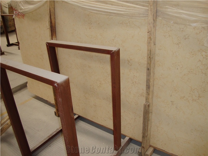 Sunny Beige Marble Slabs & Tiles, Egypt Beige Marble