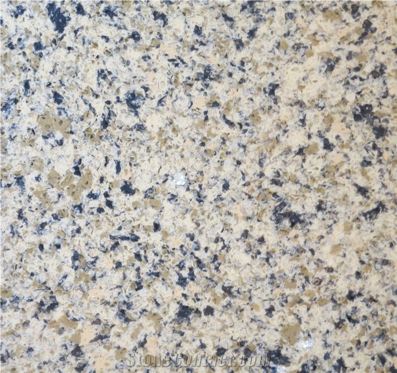 Tiger Lines Quartz,Yellow Engineered Stone Slabs & Tiles