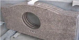 Almond Mauve Granite Countertop,Owned Quarry Of Almond Mauve Granite