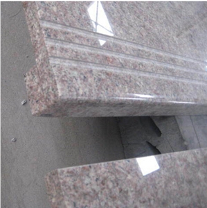 Almond Mauve Granite Stairs, Almond Mauve Granite Steps