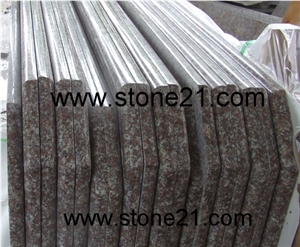 Bainbrook Peach Granite Kitchen Countertops, High Quality Of Bainbrook Peach Granite