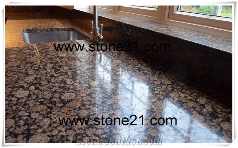Baltic Brown Granite Kitchen Countertop, High Quality Of Baltic Brown Granite Countertops