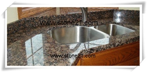 Baltic Brown Granite Kitchen Countertop, High Quality Of Baltic Brown Granite Countertops