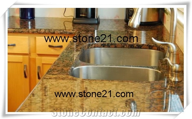Baltic Brown Granite Kitchen Countertop, High Quality Of Baltic Brown Granite Countertops