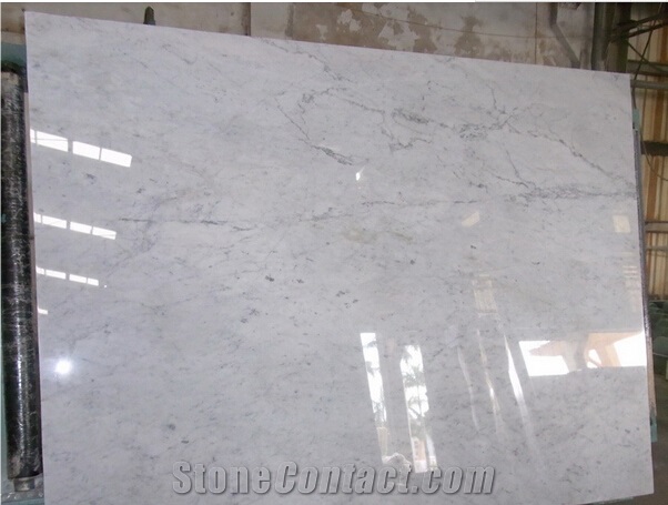 Bianco Carrara Marble Slabs & Tiles, Italy White Marble