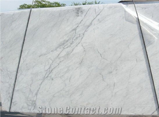 Bianco Carrara Marble Slabs & Tiles, Italy White Marble