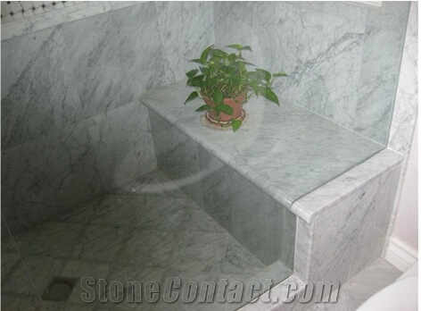 Bianco Carrara Marble Slabs & Tiles, Italy White Marble
