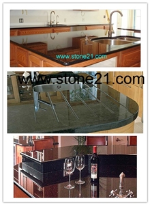 Black Granite Counterotps, Shanxi Black Granite, Black Galaxy Granite
