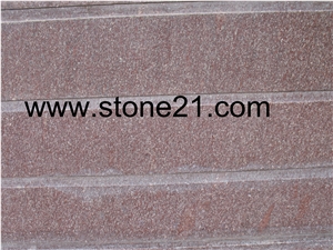 China Porphyry Red Granite Cobbles, Porphyry Red Granite Paving Stones