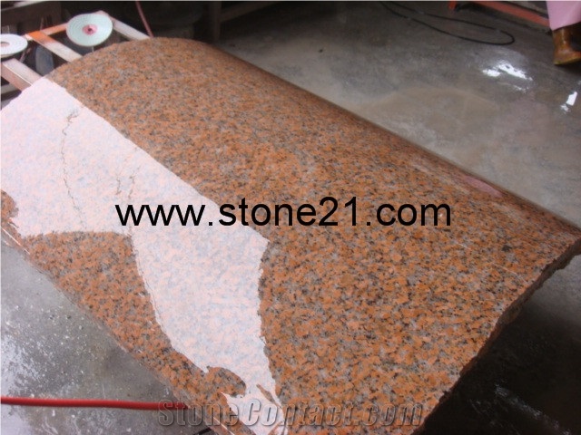 Crown Red Granite Column,China Red Granite